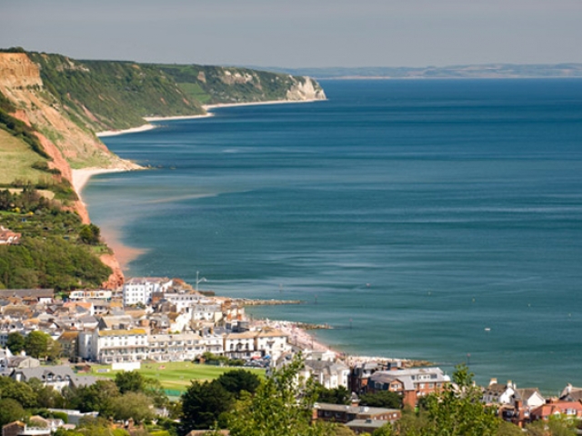 View of the Jurassic Coastline, Sidmouth